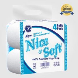 Nice & Soft 2-Ply Toilet Tissue - 4s'x12 - Bulkbox Wholesale