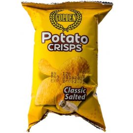 Golden Potato Crisps Classic Salted  50x35g - Bulkbox Wholesale