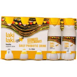 Laki Laki 5-Pack Probiotic Yoghurt Drink Vanilla 3x120ml - Bulkbox Wholesale