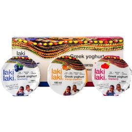 Laki Laki 6-Pack Assorted Greek Yoghurt 3x100ml - Bulkbox Wholesale