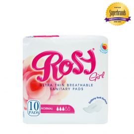 Rosy Girl Regular 10 Sanitary Pads - 24Pkts - Bulkbox Wholesale