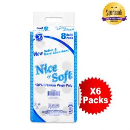 Nice & Soft 2-Ply Toilet Tissue - 8s'x6 - Bulkbox Wholesale