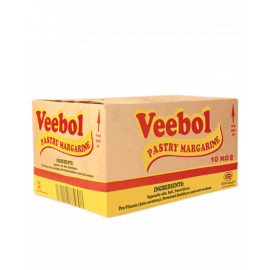 Veebol Pastry Margarine White 1x10Kg - Bulkbox Wholesale