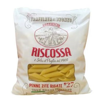 RISCOSSA PENNE ZITE NO. 27 PASTA 6X500G - Bulkbox Wholesale
