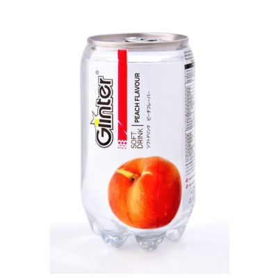 GLINTER PEACH FLAVOURED WATER 6X350ML - Bulkbox Wholesale