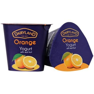 DAIRYLAND ORANGE YOGHURT 150G - Bulkbox Wholesale