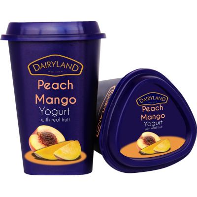 DAIRYLAND PEACH MANGO YOGHURT 6X550G - Bulkbox Wholesale