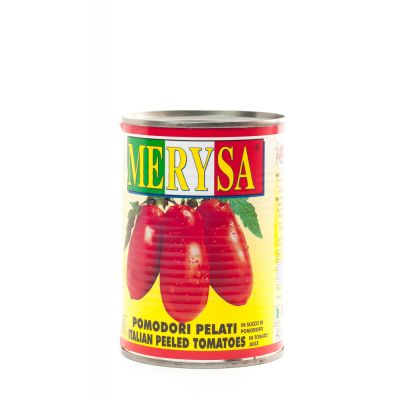 MERYSA WHOLE PEELED TOMATOES 12X400G - Bulkbox Wholesale