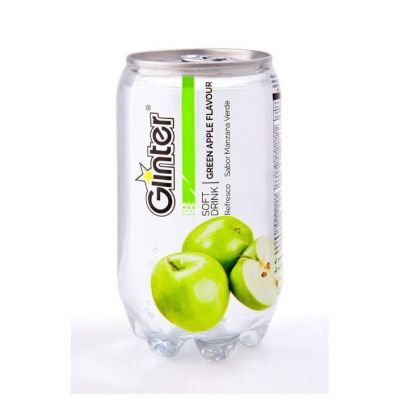 GLINTER GREEN APPLE FLAVOURED WATER 6X350ML - Bulkbox Wholesale