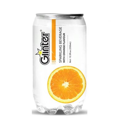 GLINTER ORANGE FLAVOURED WATER 6X350ML - Bulkbox Wholesale