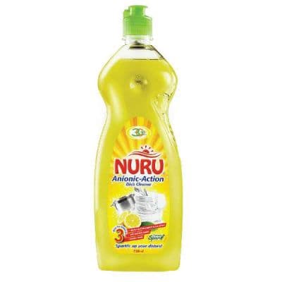 NURU DISH WASHING LIQUID LEMON SPARK 6X750ML - Bulkbox Wholesale