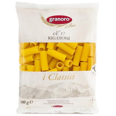 GRANORO RIGATONI PASTA NO.17 6X500G - Bulkbox Wholesale