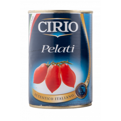CIRIO PEELED TOMATOES 12X400G - Bulkbox Wholesale