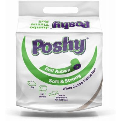 POSHY TOILET TISSUE ROLL KUBWA JUMBO 12X1 - Bulkbox Wholesale