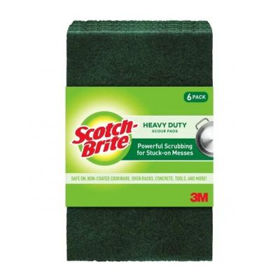 SCOTCH BRITE SCOURING PAD LARGE 12X6PACK - Bulkbox Wholesale