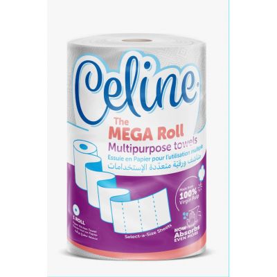 CELINE MEGA KITCHEN TOWEL 2 PLY 6X220 SHEETS - Bulkbox Wholesale