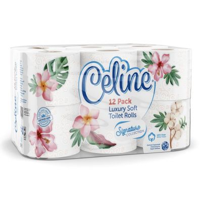 CELINE SIGNATURE COLLECTION TOILET TISSUE 4X12S - Bulkbox Wholesale