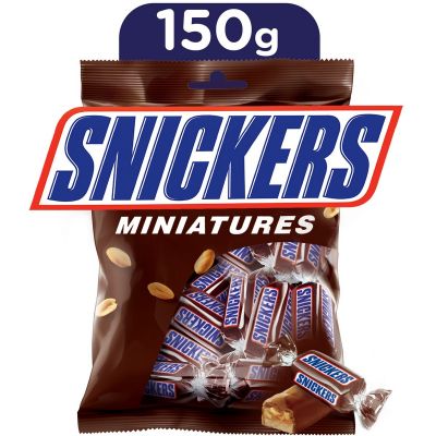 SNICKERS CHOCOLATE MINIATURES BAG 2.5X150G - Bulkbox Wholesale