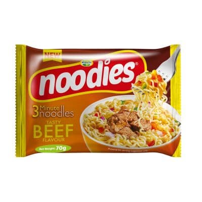 NOODIES INSTANT NOODLES CHICKEN 5PACK 8X70G - Bulkbox Wholesale