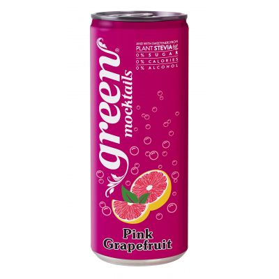GREEN COLA PINK GRAPEFRUIT SODA NO SUGAR 6X330ML - Bulkbox Wholesale