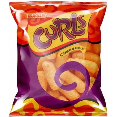 CURLS CHEESE KURLS CORN PUFFS 50X15G - Bulkbox Wholesale