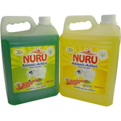 NURU DISH WASHING LIQUID LIME WAVE 1X5L - Bulkbox Wholesale