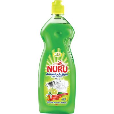 NURU DISH WASHING LIQUID LIME WAVE 6X750ML - Bulkbox Wholesale