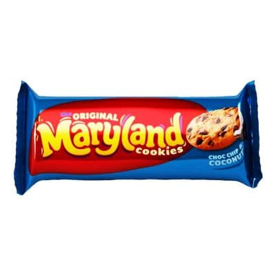 MARYLAND CHOC CHIP & COCONUT COOKIES 10X136G - Bulkbox Wholesale