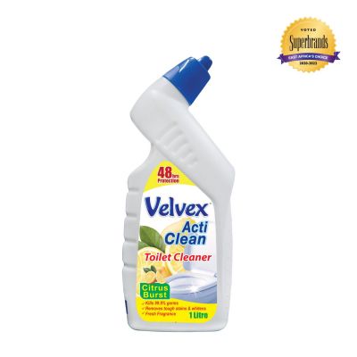 VELVEX TOILET CLEANER CITRUS BURST 6X1L - Bulkbox Wholesale