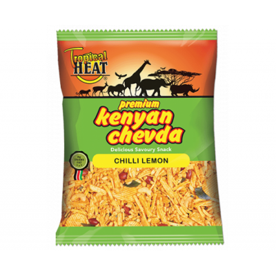 TROPICAL HEAT KENYAN CHEVDA CHILLI LEMON 24X50G - Bulkbox Wholesale