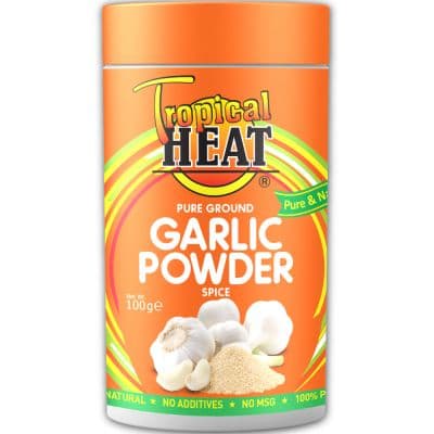 TROPICAL HEAT GARLIC POWDER 6X100G - Bulkbox Wholesale