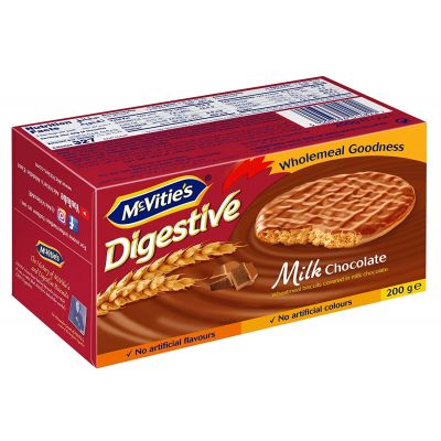 MCVITIES DIGESTIVE BISCUIT MILK CHOCOLATE 6X200G - Bulkbox Wholesale