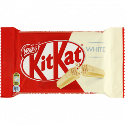 NESTLE KITKAT 4 FINGERS WHITE CHOCOLATE 41.5G - Bulkbox Wholesale