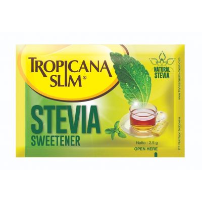TROPICANA SLIM CHROMIUM SWEETENER STEVIA 2.5G - Bulkbox Wholesale