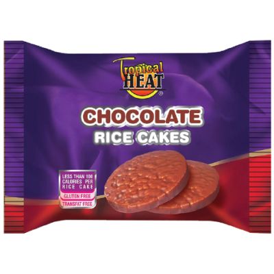 TROPICAL HEAT CHOCOLATE RICE CAKES 30G - Bulkbox Wholesale