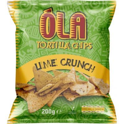 OLA TORTILLA CHIPS LIME CRUNCH - Bulkbox Wholesale
