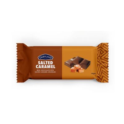 DAIRYLAND SALTED CARAMEL CHOCOLATE 12X80G - Bulkbox Wholesale