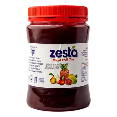 ZESTA MIXED FRUIT JAM JAR 12X450G - Bulkbox Wholesale
