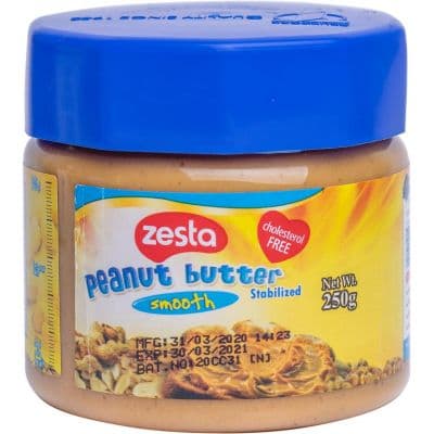 ZESTA SMOOTH PEANUT BUTTER 250G - Bulkbox Wholesale