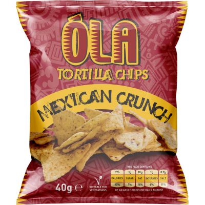 OLA TORTILLA CHIPS MEXICAN CRUNCH 12X200G - Bulkbox Wholesale