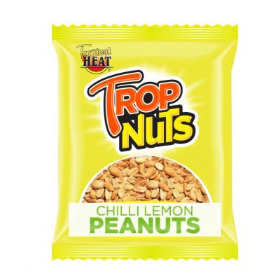 TROPNUTS CHILLI LEMON PEANUTS 6X150G - Bulkbox Wholesale