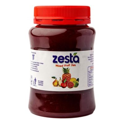 ZESTA MIXED FRUIT JAM JAR 12X450G - Bulkbox Wholesale