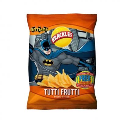 KRACKLES POTATO CRISPS WB TOON TUTTI FRUTTI  48X30G - Bulkbox Wholesale