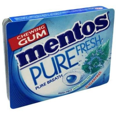 MENTOS GUM PURE FRESH MINT  18X14G - Bulkbox Wholesale