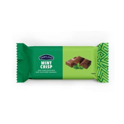DAIRYLAND MINT CRISP CHOCOLATE 40G - Bulkbox Wholesale