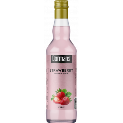 DORMANS SYRUP STRAWBERRY 750ML - Bulkbox Wholesale