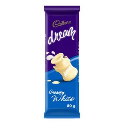 CADBURY DREAM WHITE CHOCOLATE 80G - Bulkbox Wholesale