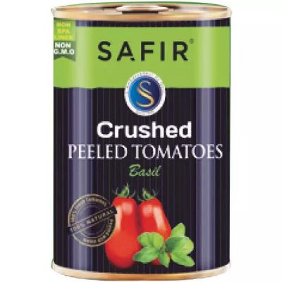 SAFIR CRUSHED PEELED TOMATOES  400G - Bulkbox Wholesale