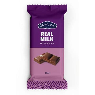 DAIRYLAND REAL MILK CHOCOLATE 80G - Bulkbox Wholesale