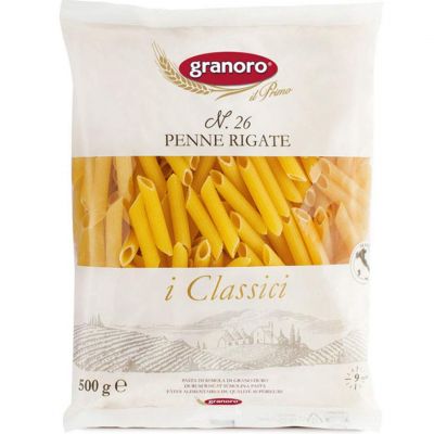 GRANORO PENNE RIGATE PASTA NO.26 500G - Bulkbox Wholesale